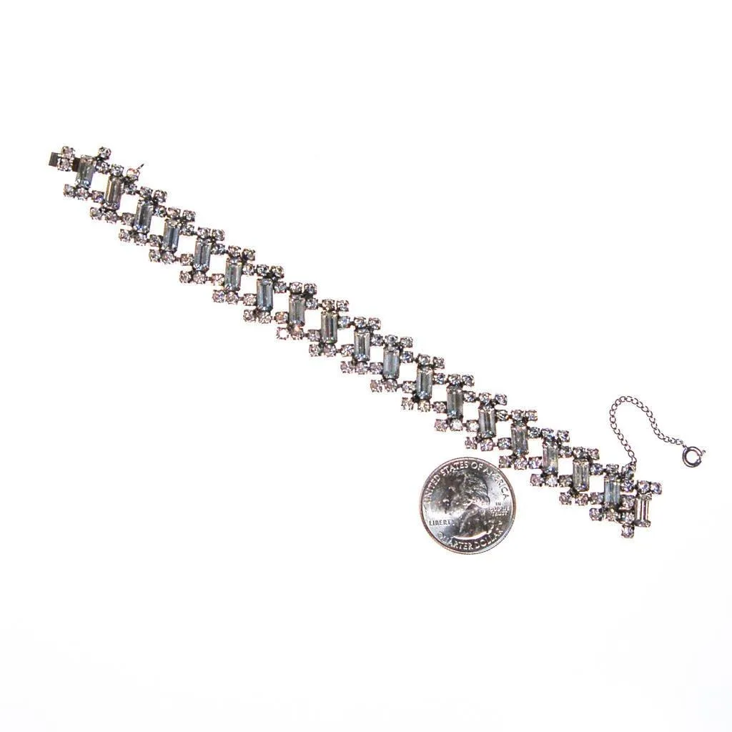 Vintage Kramer Art Deco Rhinestone Bracelet