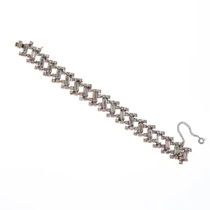 Vintage Kramer Art Deco Rhinestone Bracelet