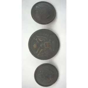 Vintage WW2 1940s Military Wiki Uniform Buttons 1940S