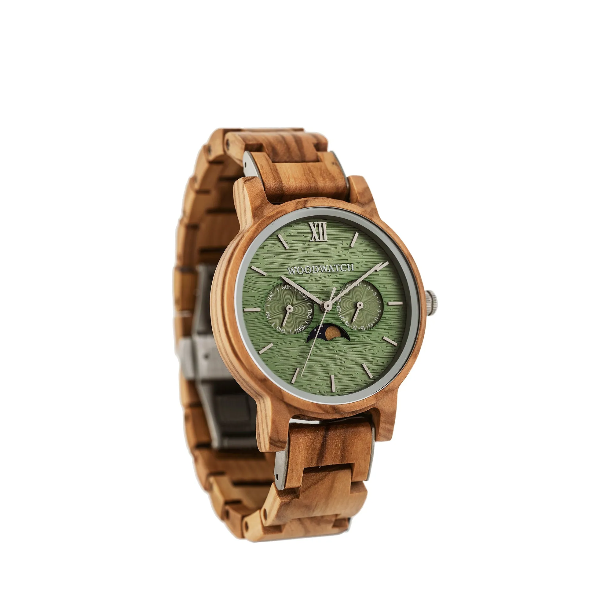 WOODWATCH UNISEX CLASSIC CHASER WW-CL-OG W/ FREE STRAP WW-S-K-16