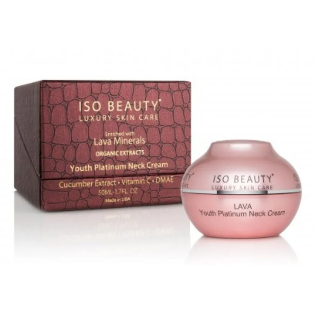 Youth Platinum Neck Cream w/Lava Minerals | Skincare