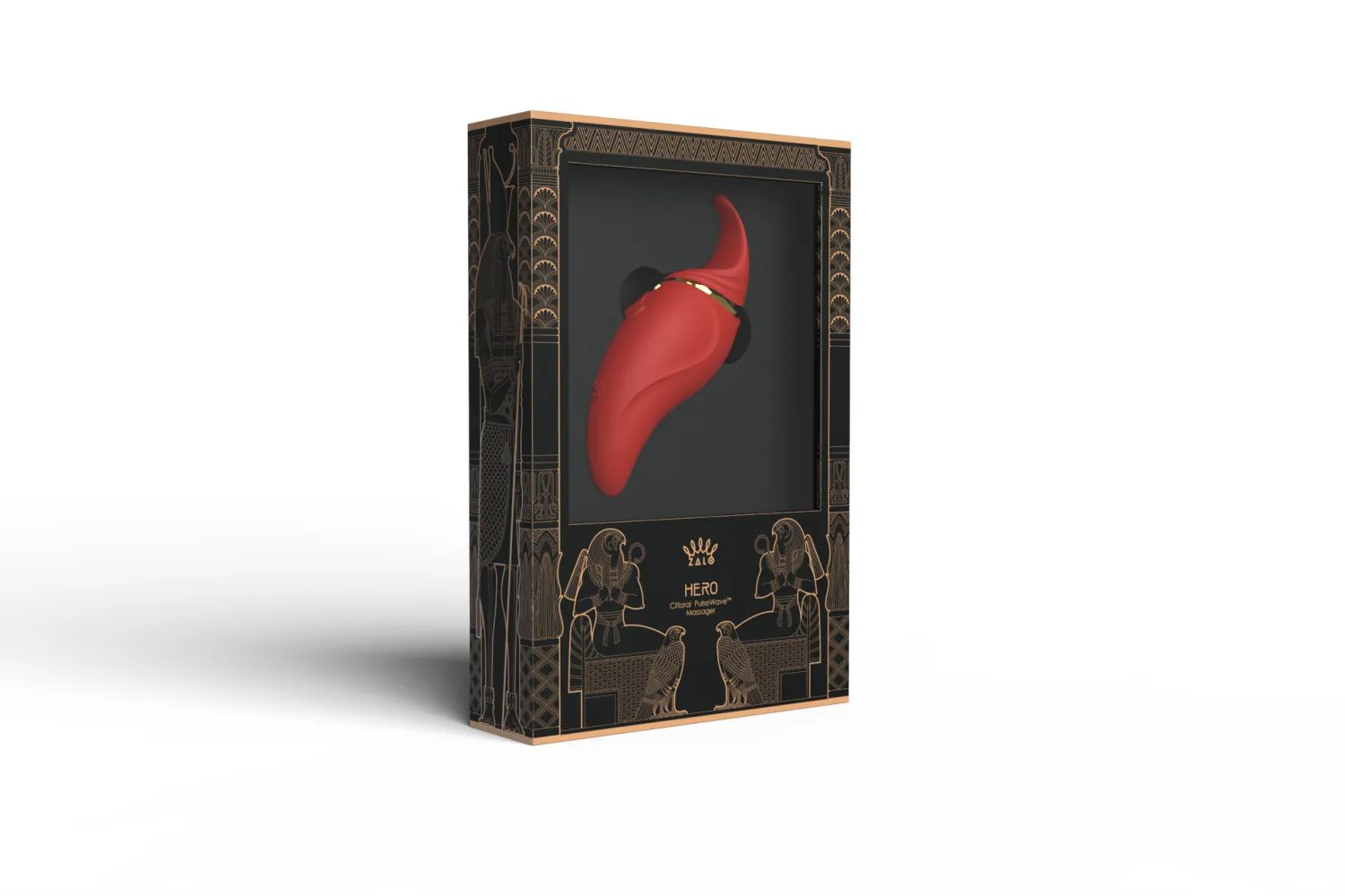 ZALO Hero Clitoral Rechargeable Massager Wine Red