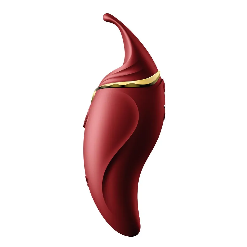 ZALO Hero Clitoral Rechargeable Massager Wine Red