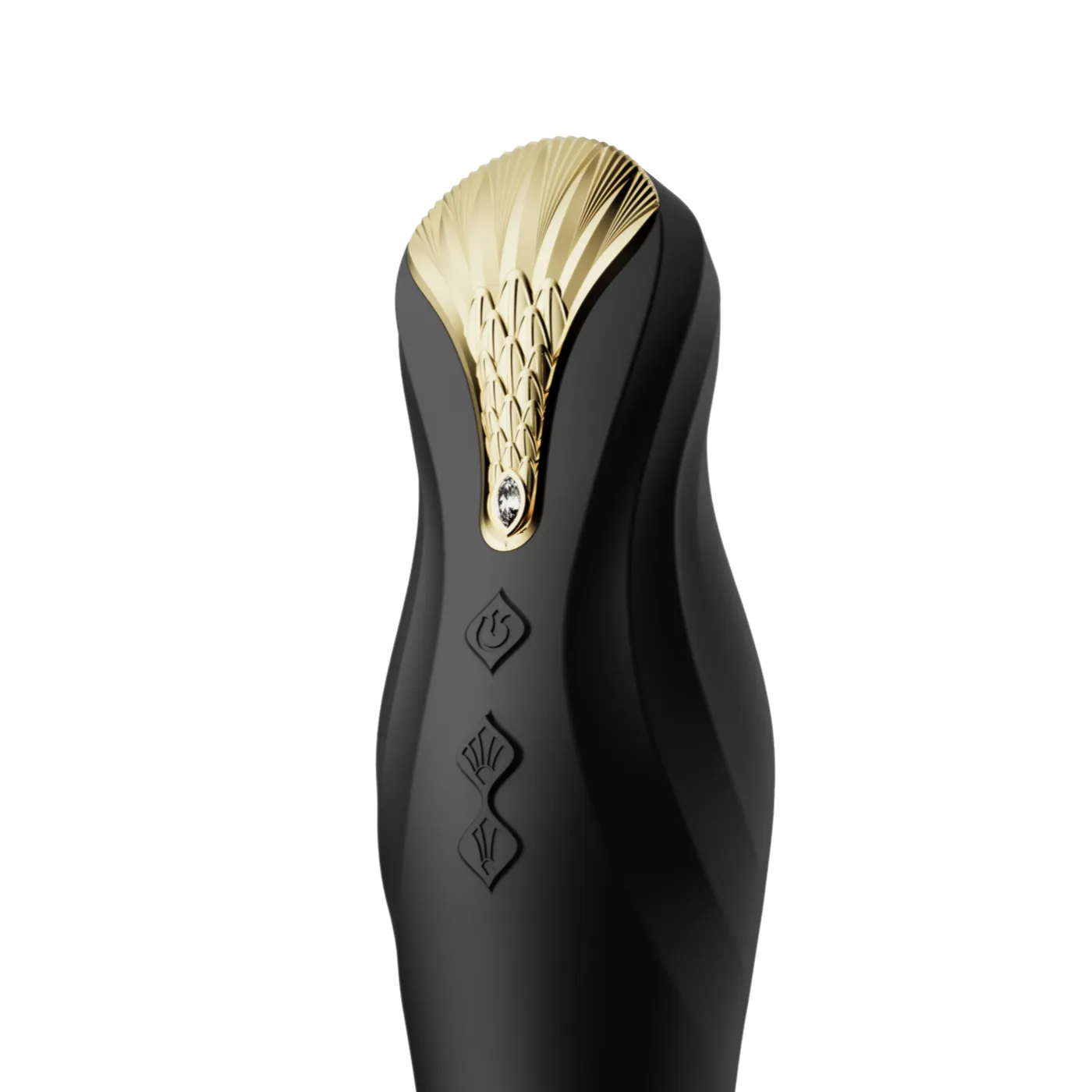 ZALO King Vibrating Thruster Obsidian Black