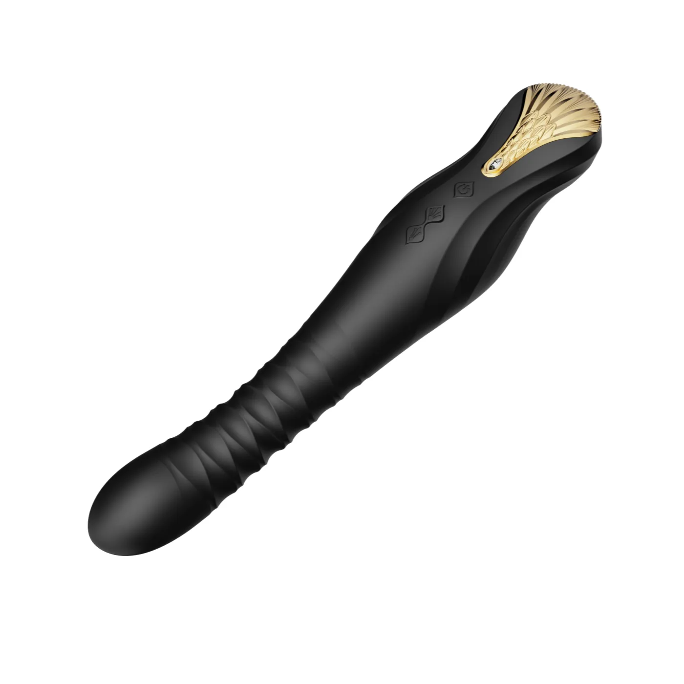 ZALO King Vibrating Thruster Obsidian Black
