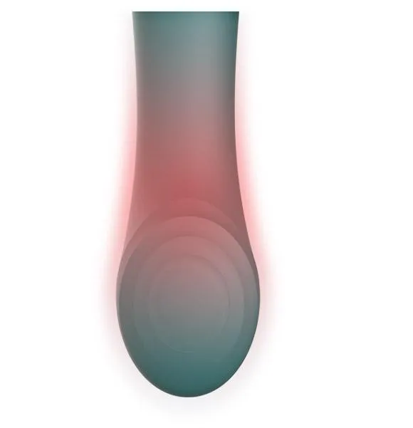 ZALO Queen Set G-spot PulseWave 17-function App-controlled Rechargeable Silicone Vibrator with Suction Sleeve Jewel Green