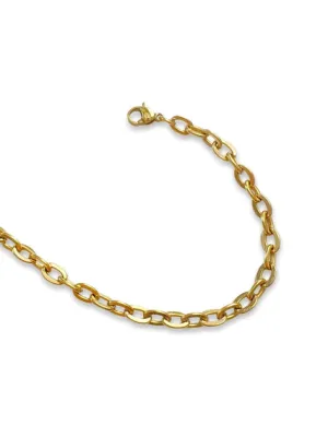 Zuri Oval Link Anklet